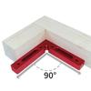 90° Positioning Fixture L-shaped Precise Square Right Angle Clamp Aluminium Alloy 120mm Corner Positioning Ruler Woodworking