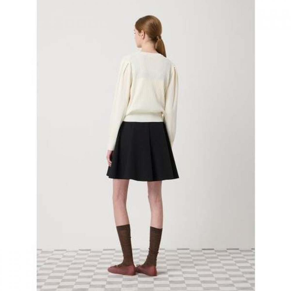 Cc Collect Volume Sleeve Rib Cardigan C252ksl033