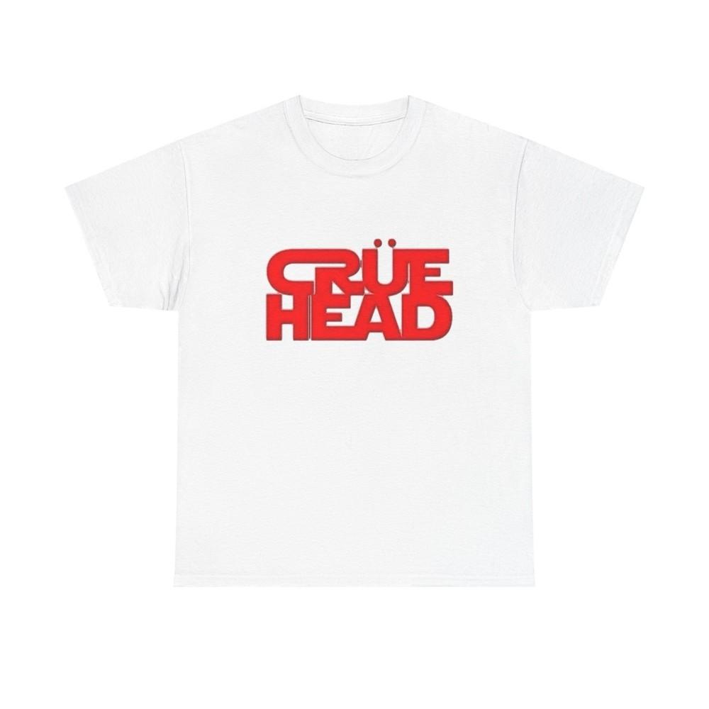 Crue Head Vintage Graphic T Shirt Unisex Heavy Cotton Tee