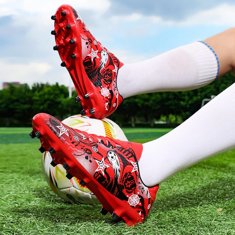 31-44 Herren Fußballschuhe Outdoor Langstollen Sportschuhe Große Größe Kinder Fußballschuhe