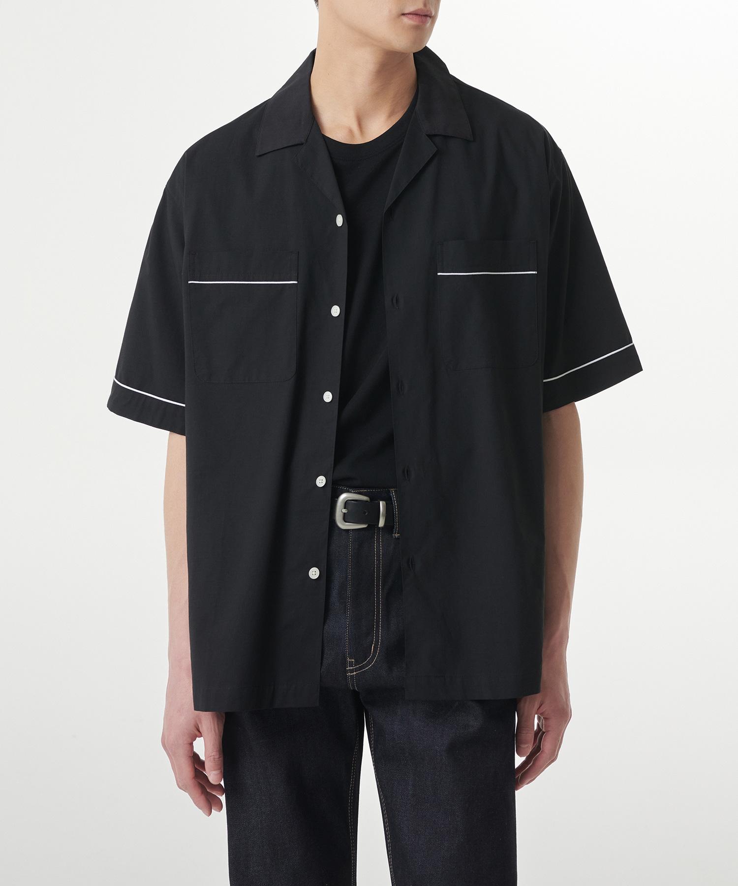 Musinsa Standard Relaxed Bowling Shirt [Black] Black/L