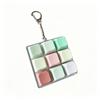 Cute Pastel Keyboard Fidget Keychain Clickable Buttons Fun Stress Relief Toy Ideal Holiday Gift for Kids Adults Office Staff