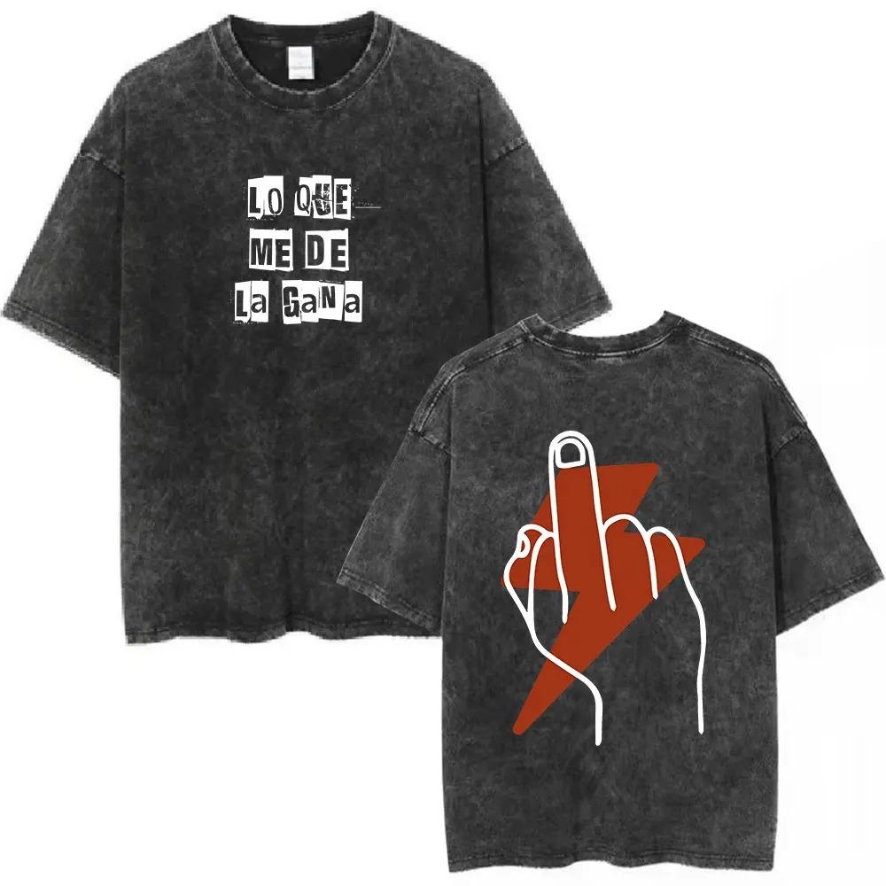 Dani Martin Ya Nada Volvera A Ser Como Antes Vintage Washed YK T Shirts Mens Women Hip Hop Pop Casual Oversized T Shirt Unisex