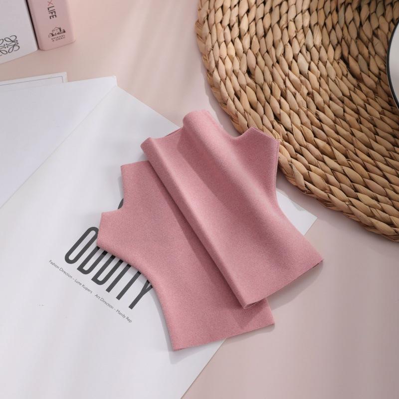 German velvet gloves women's winter half-finger gloves woolen emollient and warm thin half-finger keyboard student gloves