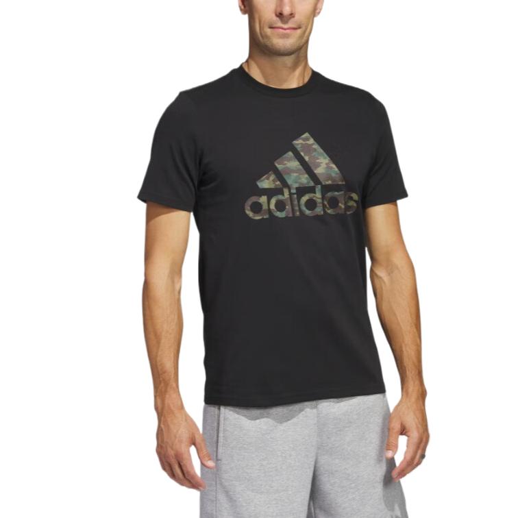 New Adidas Sportswear T Shirt Men's Black JZ9180