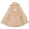 BALLSEY Excellent condition light taffeta hooded short coat, women's, beige, size 36, made in 1924 coat 36 beigeUsed