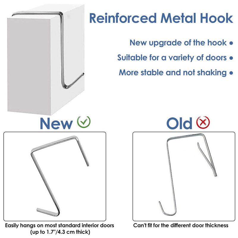 24Pocket Hanging Shoe Holder Storage Box Over Door Rack Hanger Closet Organize