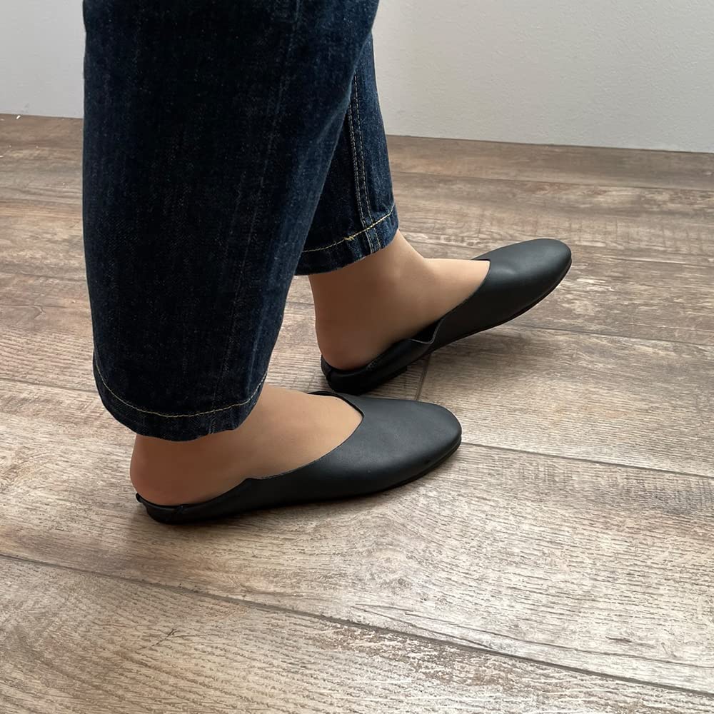 Le Plie Noie Portable Size M [PDPALAS & DECORELUONNOS] Slip-On, (Black)