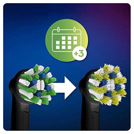 Braun Replacement Brush Brush Black Cross Action 10 Pcs Oral-B Multi-Action / EB50RB-10 [Used]