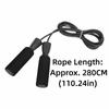 Bequeme Schaumstoffgriffe Speed-Springseil Stahlseil PVC Seil für Übungen Fitness Workout