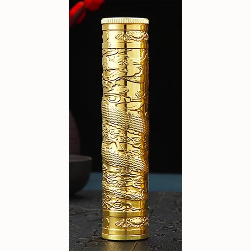 

Ретро Будда Металлический Чехол для благовоний Рельефный Ремесленный Дракон Коробка для благовоний Водонепроницаемая Коробка для хранения благовоний Аксессуары для благовоний для мужчин