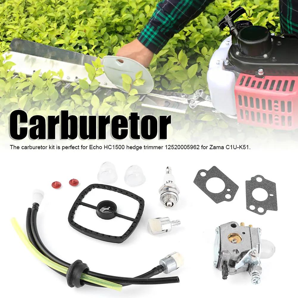 Hedge Trimmer Aluminum Carburetor Kit Accessory for Echo HC1500 12520005962 for Zama C1U‑K51