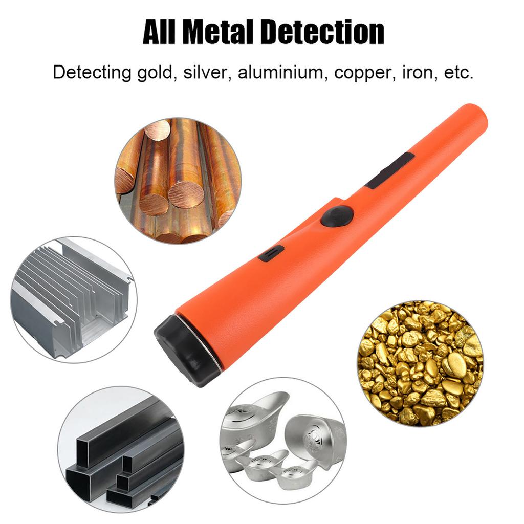 360 degrees Detection Pin Pointer High Sensitivity All Metals Scanning Metal Detector Pinpointer