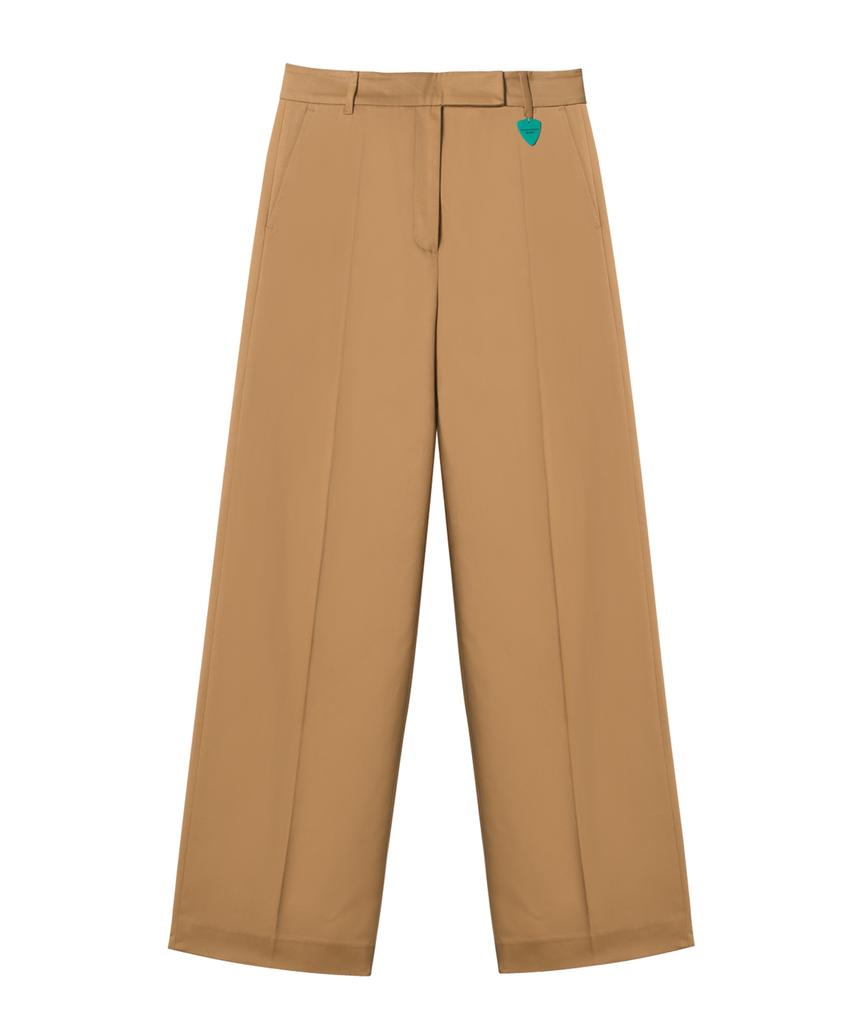 INSTANTFUNK Pintuck Wide Pants - Beige