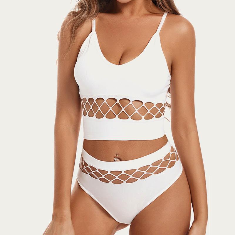 CINOON Frauen Sexy Push-Up Bh Sets aushöhlen Hohe Elastische Sport Strap weste Unterwäsche Set Weibliche Dünne Sammeln Bralette Dessous