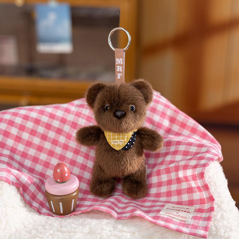 Adorable Sheep & Rabbit Plush Keychain - Cartoon Animal Bag Charm & Decoration Gift