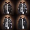 Premium Reversible Men Jacket Coats Male Casual Hooded Camouflage Windbreaker Outwear