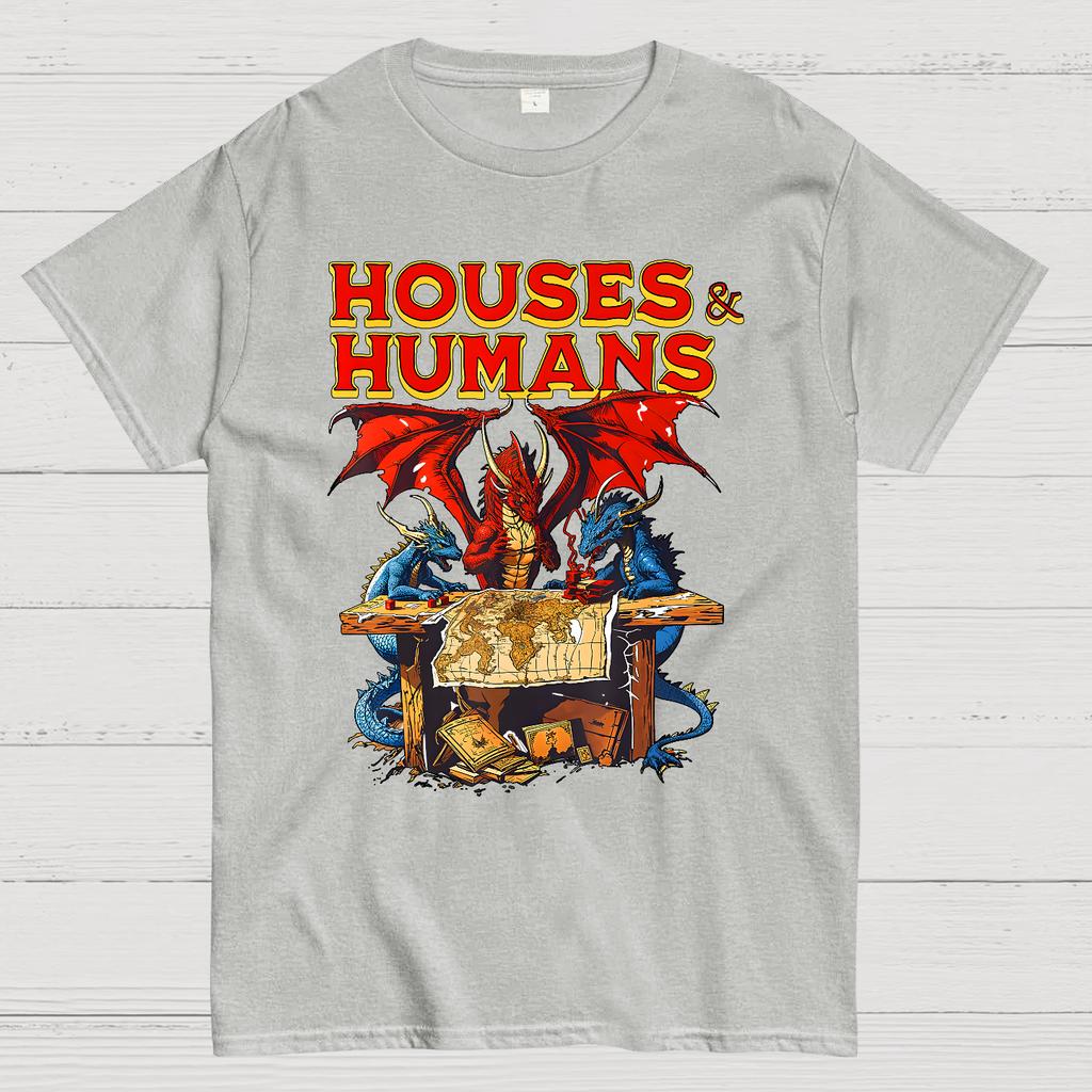 Houses and Humans D&D Nerd T-Shirt