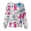 Women Long Sleeve Pattern Tops Pocket Working Stand-up Collar Single-breasted Protective Overalls Jacket Top Christmas