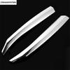 Car Front Middle Grille Mesh Strip Protector Decoration Cover Trim For Mazda 3 2014 - 2016 ABS Chrome / Red Accessories Exterior