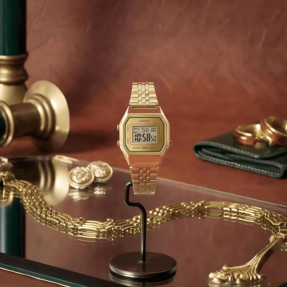 Casio Gold Dress Watch Women's LA680WEGV-9ADF