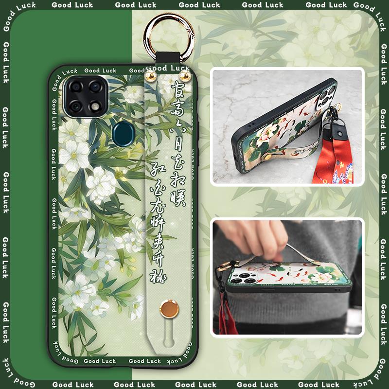 Lanyard Protective Phone Case For ZTE Blade V2020 Vita/Blade20 Smart/10 Smart Anti-knock Wrist Strap Wristband Durable