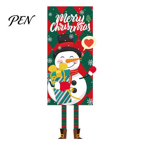 Indoor Holiday Home Ornaments Christmas Banner Decorations with Hanging Rope, Elf/Snowman/Gnome/Snowman Festive Flags for Doorway Celebratory