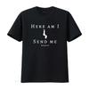 Hier bin ich, sende mich Malawi Jesaja 6 Missionsreise Reise T-Shirt Schwarz X-Large Vintage Gewaschen Leicht Lässig