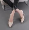 Size 33-40 Women's Shoes New Fashion High Heels for Women 5/7Cm Stiletto Pointed Toe Banquet Wedding Party Office Women Pumps