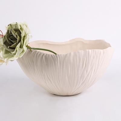 Nordic Fresh Style Geometric Art Tray Ornaments Model Room Living Room Coffee Table Pleated Fruit Plate Exhibition Hall Decorations