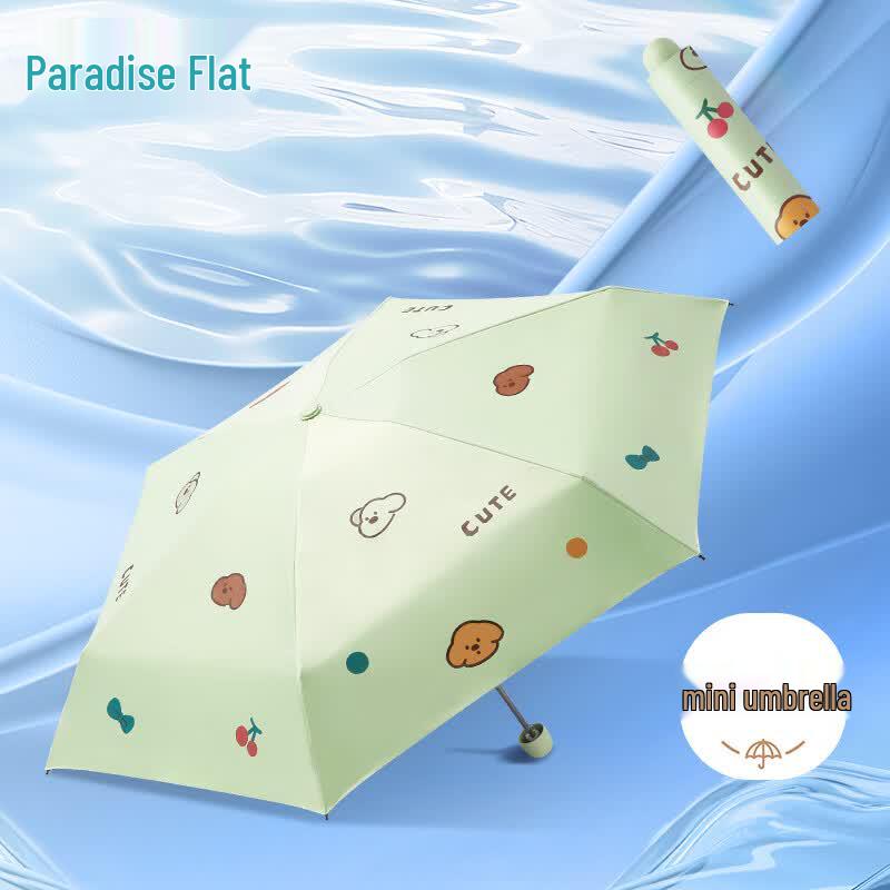 Heaven Compact Five-Fold UPF50+ Sun & Rain Pocket Umbrella