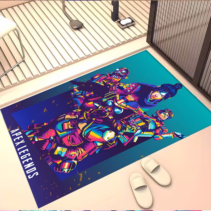 Tappeto Stampato Apex Legends, Tappeto da Pavimento Lavabile, Per Ingresso Stanza del Dormitorio Lavanderia Ufficio Studio, Decorazione per la Casa Regalo di Compleanno Natale