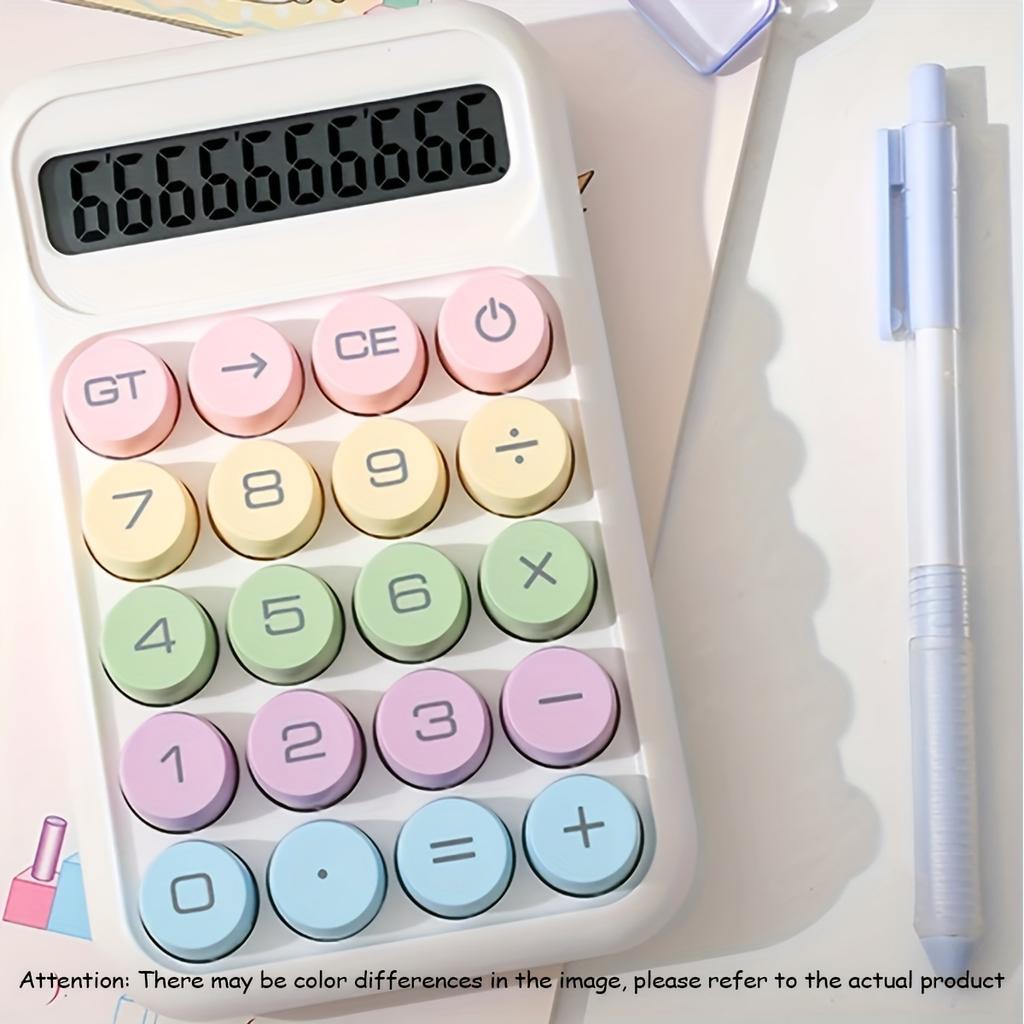 Calculator Office Use Mechanical Keyboard Calculator Accounting CuteMini Small Desk Student Calculator