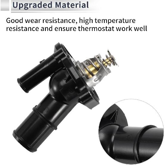 Car Thermostat for Land Rover LR2 2013-2015 for Land Rover Range Rover 2.0L 2013-2022 Engine Coolant Thermostat Housing Assembly No.LR027158 Plastic