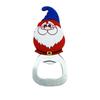 Christmas Bottle Opener Santa Snowman Stainless Steel Bottle Openers Magnetic Refrigerator Sticker 2025 Party Decor Supplies