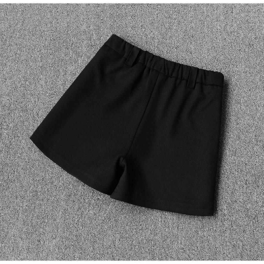 Women's High Waist A-line Wool Shorts, 2025 Autumn/Winter - Slimming, Wide-leg, Versatile Elastic Waist