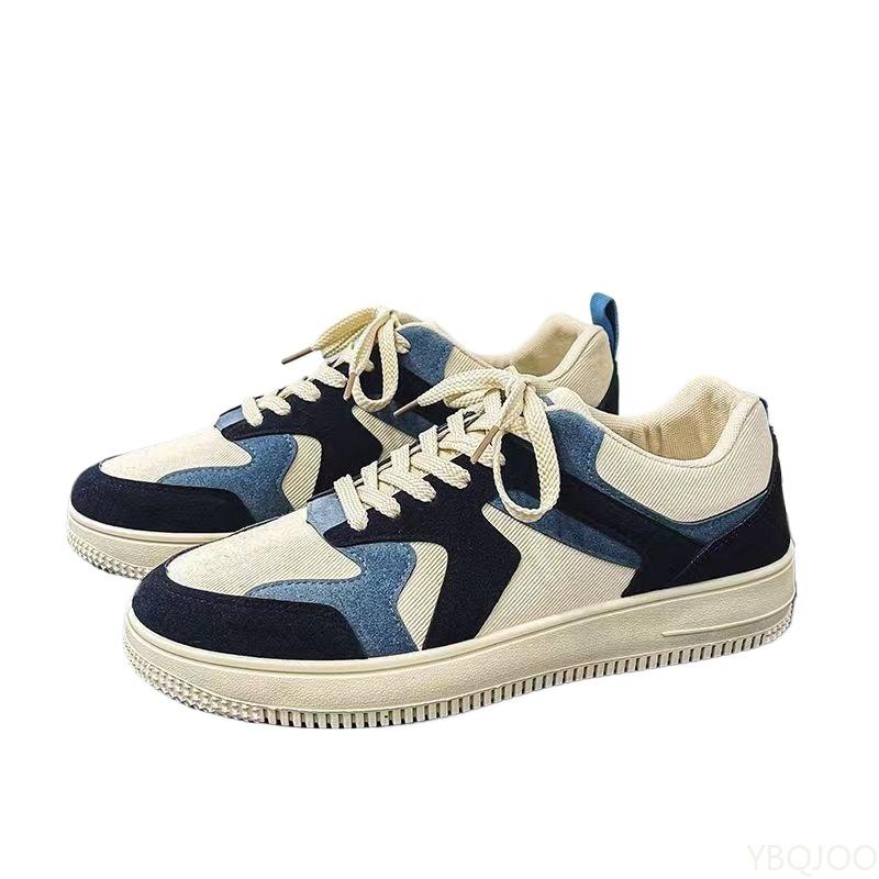 Herren Canvas Schuhe trendige vielseitige Board Schuhe niedrig geschnitten lässig schlicht bequem atmungsaktive Stoffschuhe Herrenschuhe