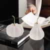 Creative Resin Handicrafts Marble Pumpkin Figurine Transparent Frosted Finish Pumpkin Statue Home Decoration Accessories