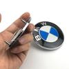 BBIG5 2pcs 74mm 82mm car Front Hood Rear Trunk Badge Emblem For BMW MIni E46 E90 E39 E60 E36 E30 E61 E91 E92 E87 F10 F20 F30 X3 X5