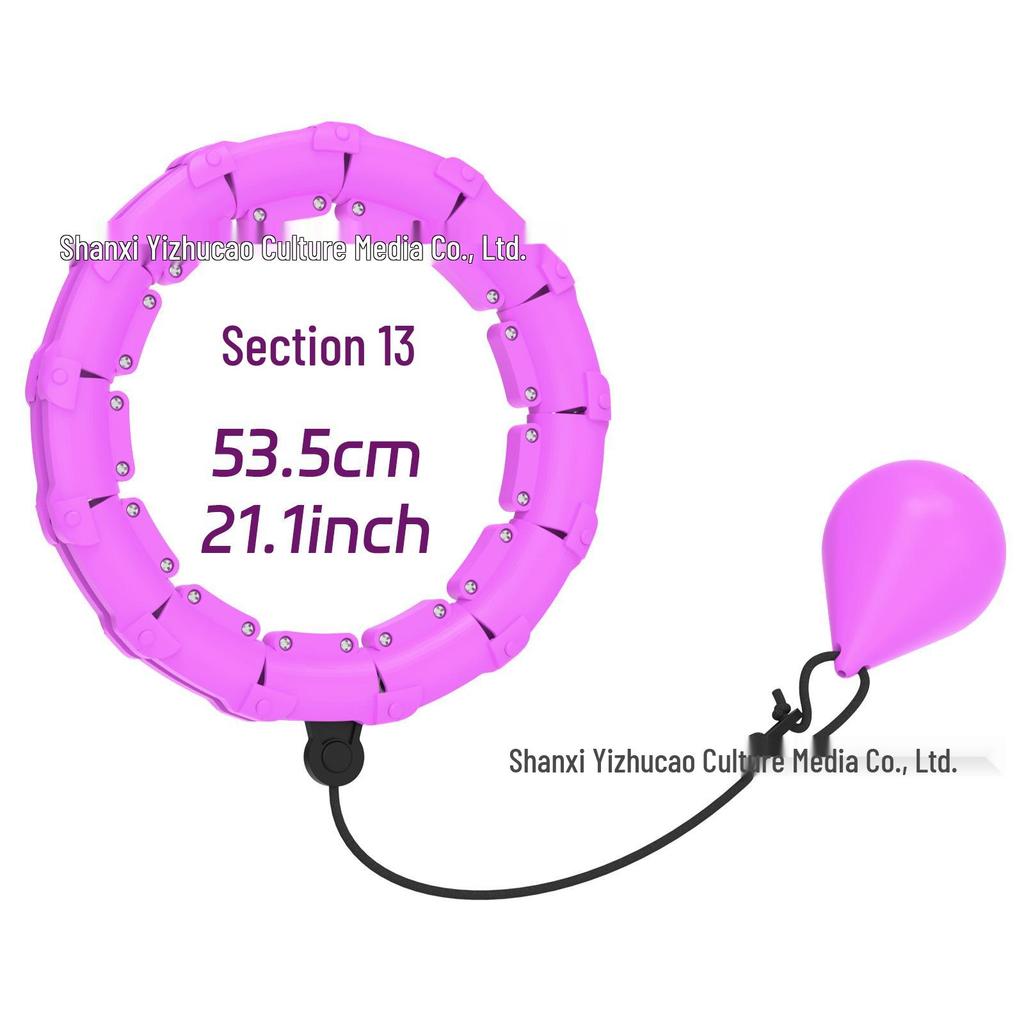 Intelligenter, abnehmbarer Hula-Hoop-Reifen für Frauen – Bauchweg-Effekt, taillenschonendes Fitnessprogramm