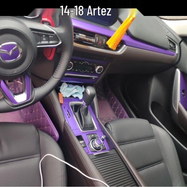 14-18 ATZ Interior Sticker Kit: Color Change Gear Panel Protective Film
