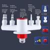 ABS Sink Pipe Connector Odor Trap Kitchen Sink Pipe Connector Bathroom Accessories for Maintaining a freshes  Kitchen