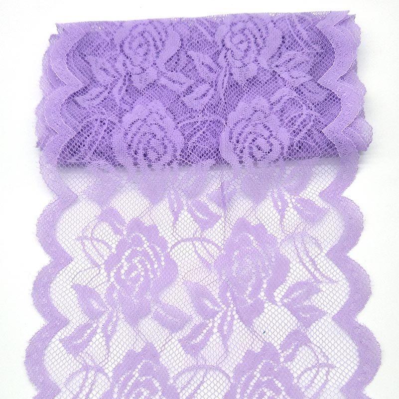 Clothes Lace Skirt Width 15cm Rose-shaped Lace Soft Elastic Accessories Curtains, Door Curtains DIY Apparel Sewing Supplies