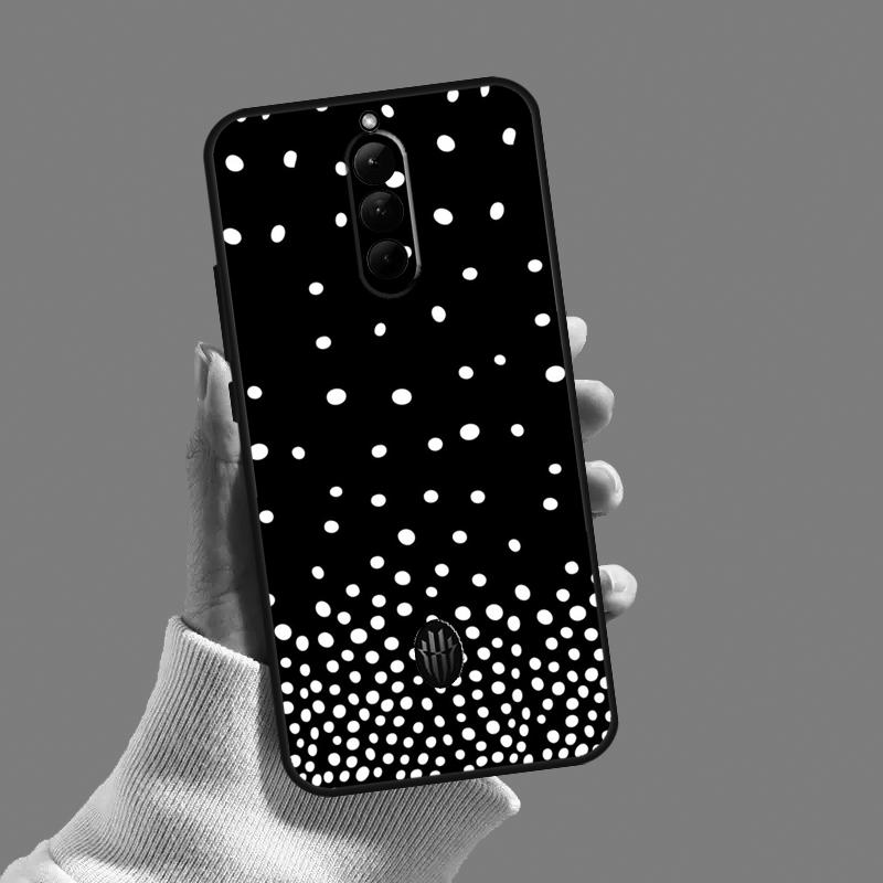Black And White Polka Dot Case For ZTE Red Magic 8S 8 9 Pro Plus Cover For Nubia Red Magic 6 7 6S 7S Pro 6R 5S 5G