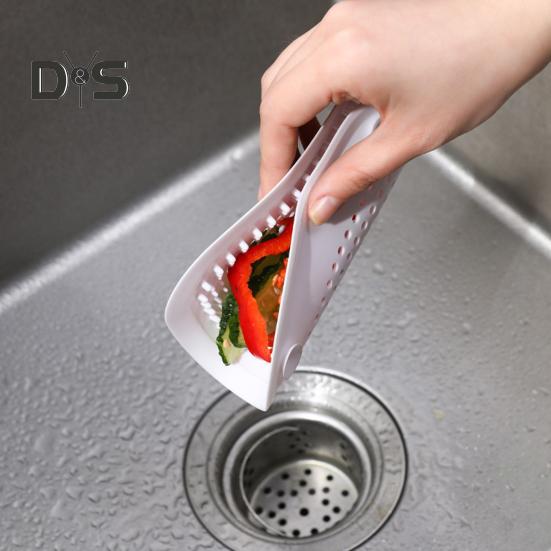 2 Raccogliscarico In Silicone Con Ventose Per Lavello E Doccia - Anti Capelli E Detriti Per Cucina E Bagno (Bianco E Grigio) - 3