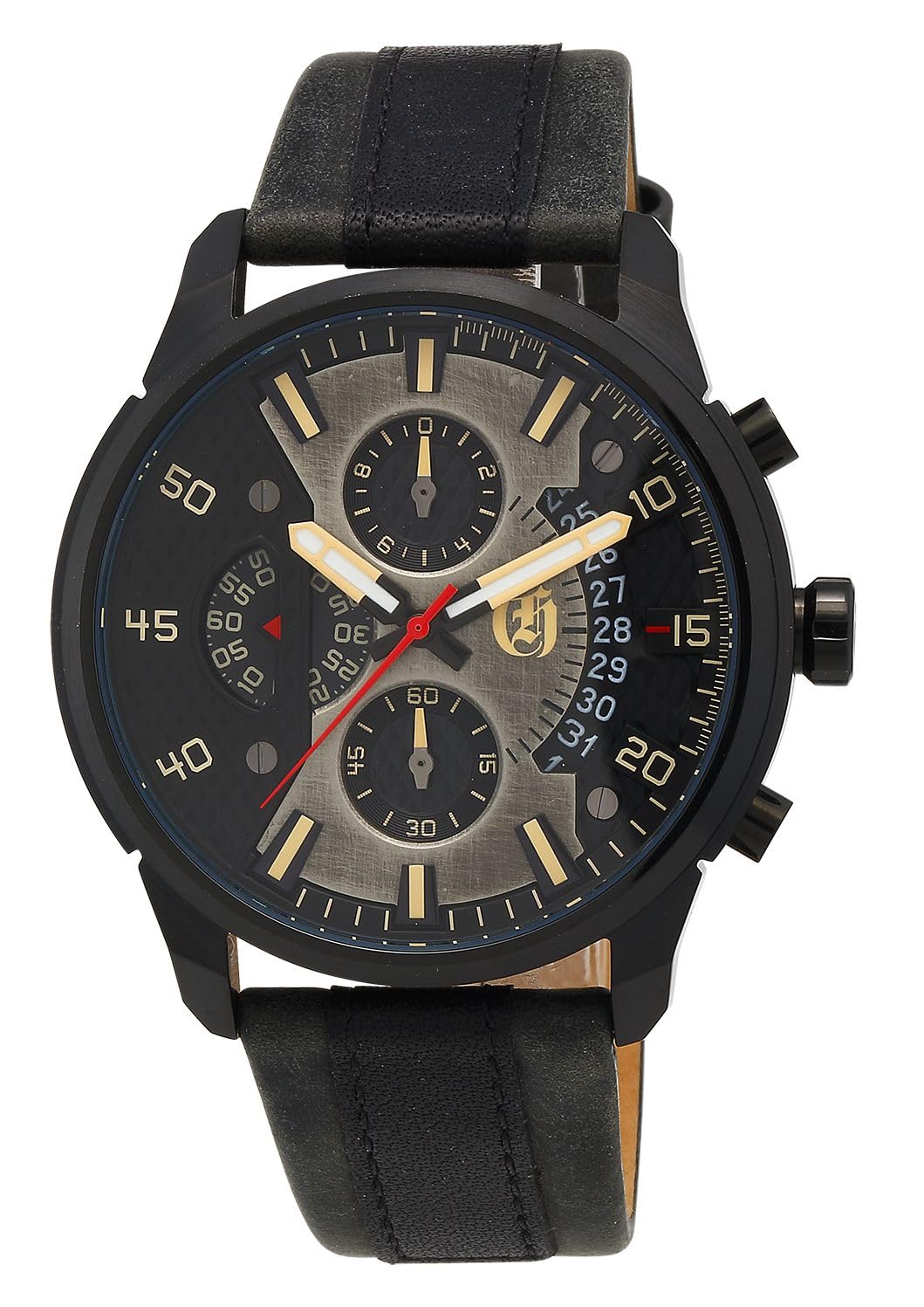 

Charles Hubert, Paris Chronograph Date 4007-B Men s Multicolored Watch