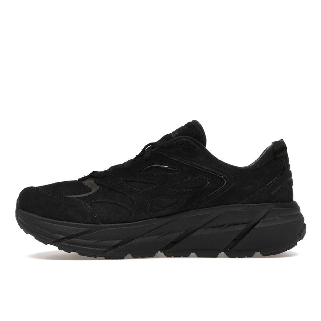 HOKA Clifton L Suede Triple Black Unisex Sneakers 1122571-BBLC