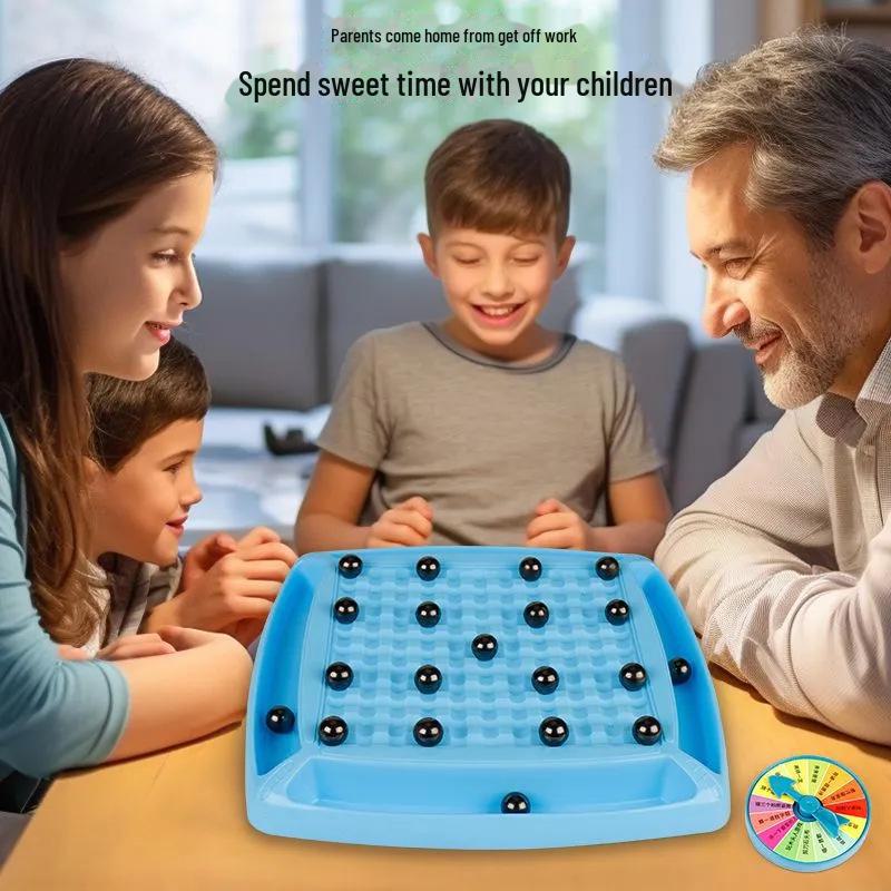 

Магнитные боевые шахматы: Увлекательная стратегическая игра-головоломка «Шаг за шагом» для развития логики и укрепления связи между родителями и детьми.