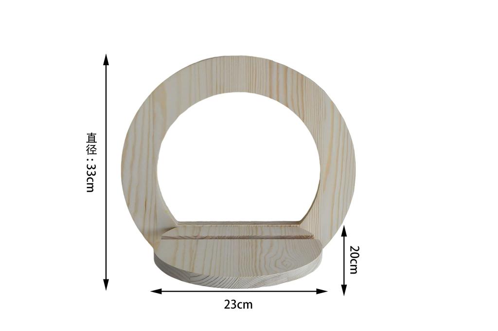 Shizuka-JP Wall-Mounted Shinto Shrine Stand (Kamidana) with a Cloud-Shaped Relief, Ideal for Ancestral Shrines, Single Shrines, Shinto, Ritual