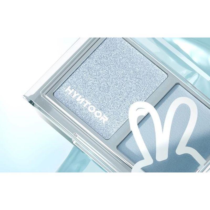 HYNTOOR - Cool Purple Two-Tone Eyeshadow Palette - 4 Types